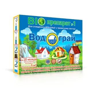 Купить биопрепарат для выгребных ям септиков и уличных туалетов Водограй 400 г